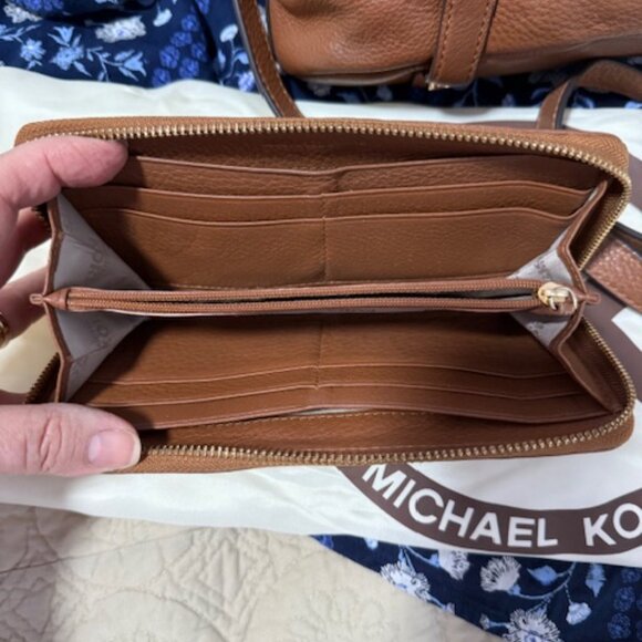 Michael Kors Pebbled Leather Satchel - Picture 4 of 4